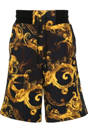 VERSACE Shorts mit Barocco-Print