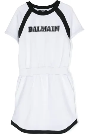 Balmain Jerseykleid mit Logo-Print