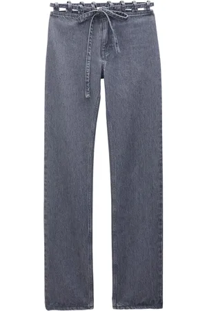 Filippa K Straight-Leg-Jeans mit Spitzenbund