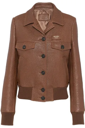 Prada Bikerjacke mit Prägung