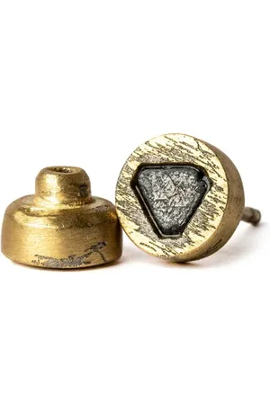 PARTS OF FOUR Ohrstecker mit einem kleinen Diamanten