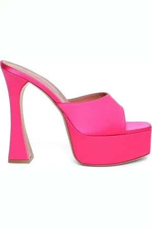 Amina Muaddi Dalida Mules 140mm