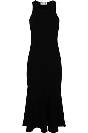 Victoria Beckham Midikleid mit ausgestelltem Saum