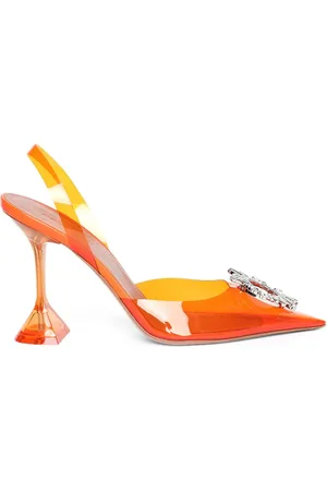Amina Muaddi Begum Glass Slingback-Pumps 95mm