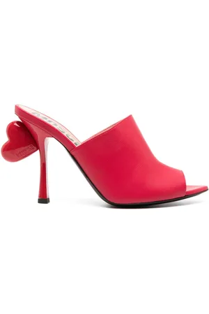 Moschino Mules mit Herzdetail 100mm