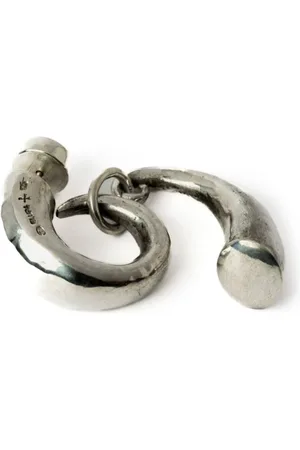 PARTS OF FOUR Ohrring mit poliertem Hornanhänger