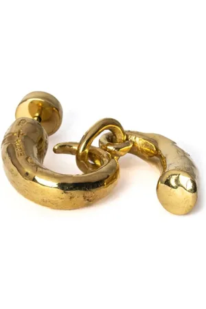 PARTS OF FOUR Vergoldeter Little Horn Ohrring mit Anhänger