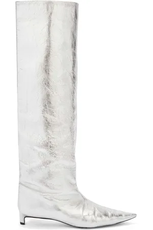 Jil Sander Stiefel in Metallic-Optik 30mm