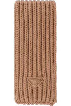Prada Kaschmirschal mit Logo-Detail