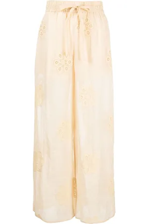 ZIMMERMANN Acadian Ramiehose mit Blumenstickerei