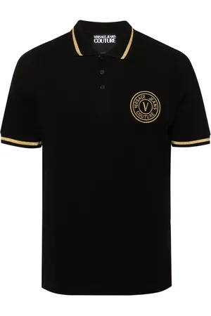 VERSACE Poloshirt mit Logo-Stickerei