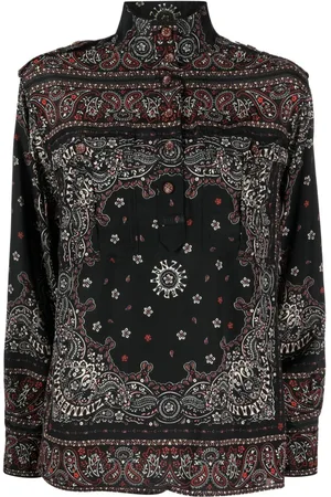 ZIMMERMANN Utility Bluse mit Paisley-Print