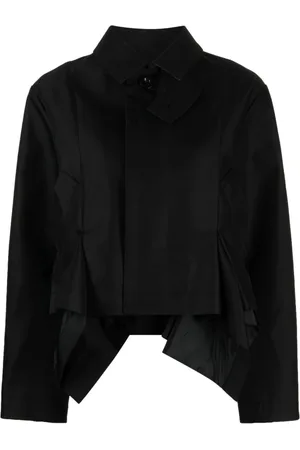 SACAI Einreihige Jacke mit Zipfelsaum