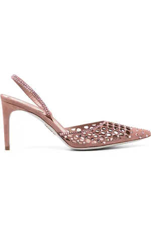 RENE CAOVILLA Pumps mit Kristallen 80mm