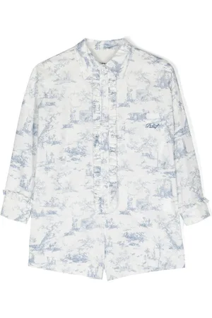 PHILOSOPHY DI LORENZO SERAFINI Gerüschter Jumpsuit mit grafischem Print