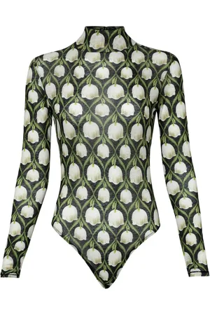 Agua by Agua Bendita Cayena Perla Body mit Blumen-Print