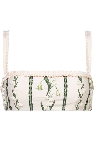 Agua by Agua Bendita Olmo Perla Bikinioberteil mit Blumen-Print