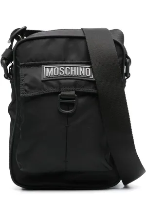 Moschino Schultertasche mit Logo-Applikation