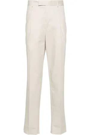 Ermenegildo Zegna Halbhohe Chino mit Falten