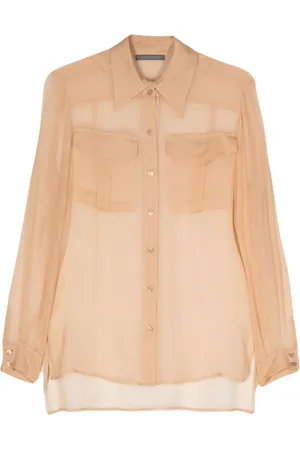 Alberta Ferretti Hemd aus Chiffon