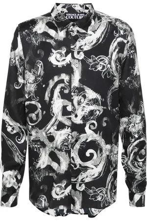 VERSACE Hemd mit barockem Muster