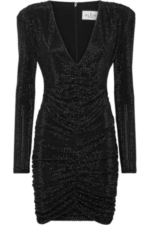Philipp Plein Minikleid mit Schulterpolstern