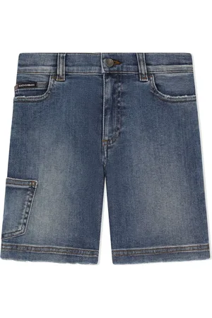 Dolce & Gabbana Jeans-Shorts mit Logo-Applikation