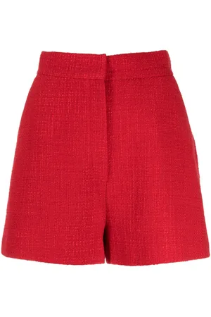 Elie saab Tweed-Shorts mit hohem Bund