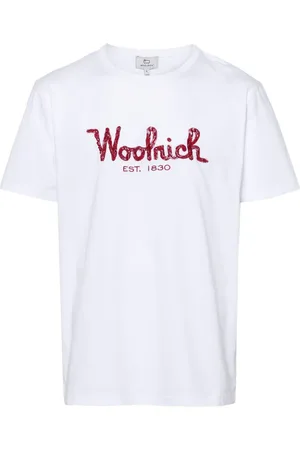 Woolrich T-Shirt mit Logo-Stickerei