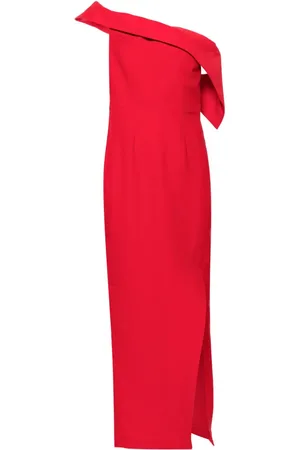 Roland Mouret Asymmetrische Robe aus Krepp