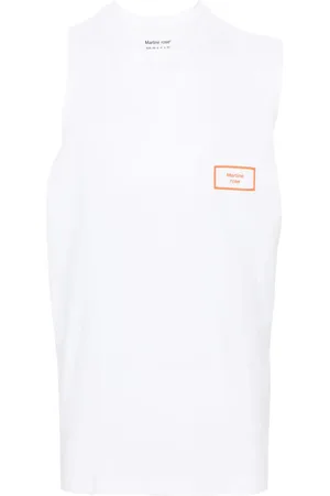 MARTINE ROSE Trägershirt mit Logo-Print