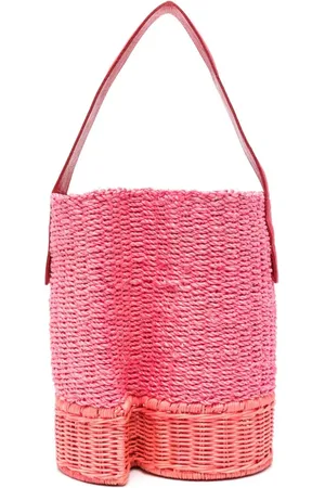 SACAI Beuteltasche mit Webmuster