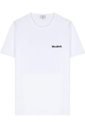 Woolrich T-Shirt mit gummiertem Logo