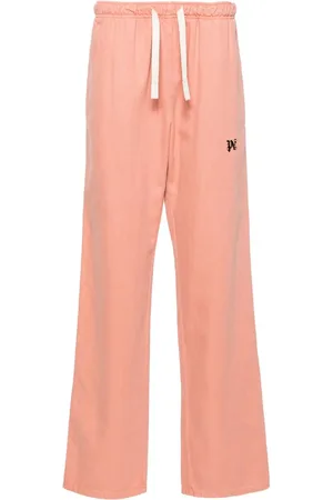 Palm Angels Halbhohe Straight-Leg-Hose