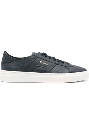 santoni Sneakers aus gekörntem Leder
