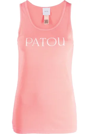 Patou Trägershirt mit Logo-Print