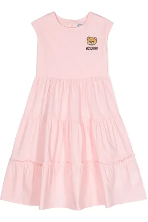 Moschino Kleid mit Teddy-Stickerei