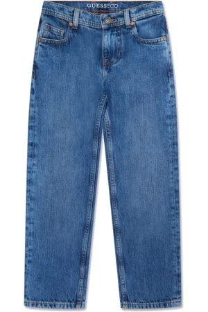 Guess Gerade Jeans mit Logo-Stickerei