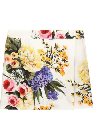 Dolce & Gabbana Popeline-Shorts mit Blumen-Print
