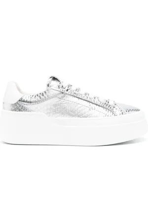 Salvatore Ferragamo Sneakers im Metallic-Look
