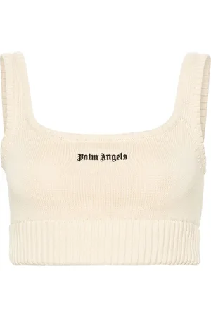 Palm Angels Tanktop mit Logo-Stickerei