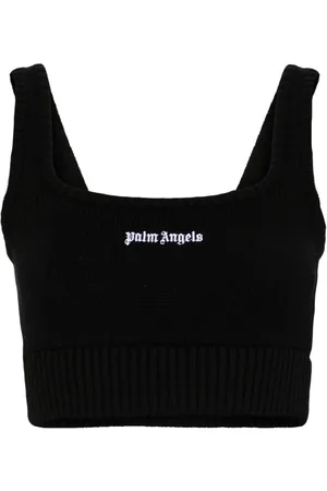 Palm Angels Tanktop mit Logo-Stickerei