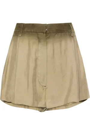 Prada Seidenshorts mit Falten