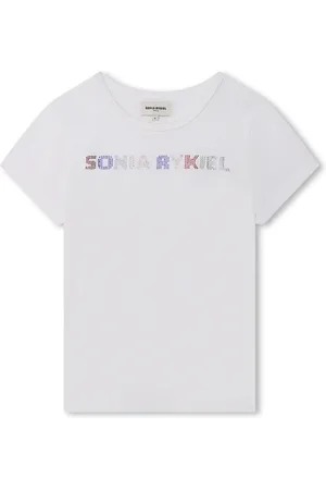 Sonia Rykiel Enfant T-Shirt mit Logo-Verzierung