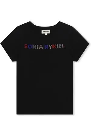 Sonia Rykiel Enfant T-Shirt mit Logo-Verzierung