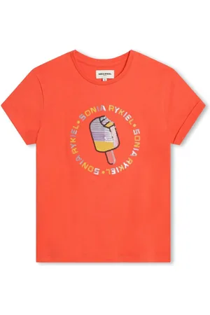 Sonia Rykiel Enfant T-Shirt mit Logo-Verzierung