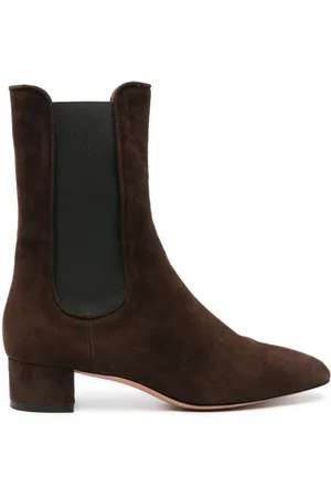 Aquazzura Lyon Stiefel aus Wildleder 35mm