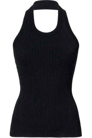 Proenza Schouler Geripptes Neckholder-Top