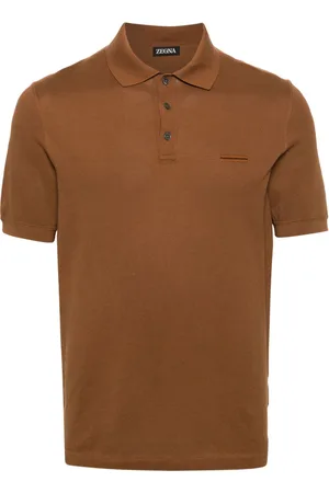 Ermenegildo Zegna Poloshirt mit Intarsien-Logo