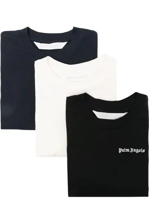 Palm Angels T-Shirt mit klassischer Logo-Stickerei (3er-Set)